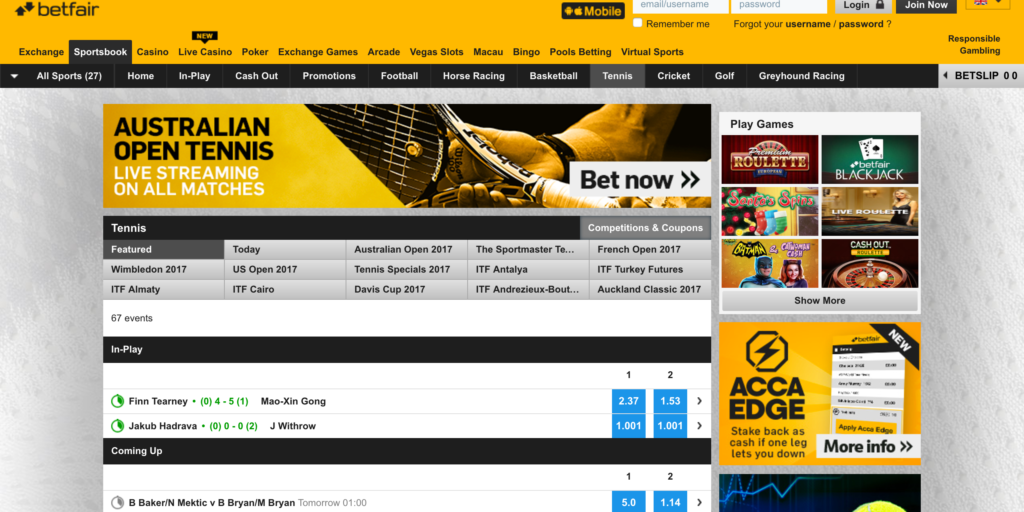 betfair website screenshot with translated betting content by all-in