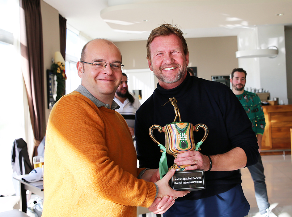 Expats Malta Golf Tournament 2019 Winner Peter Zall