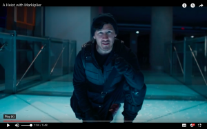 Screen shot of video with youtuber Markiplier as stealth agent