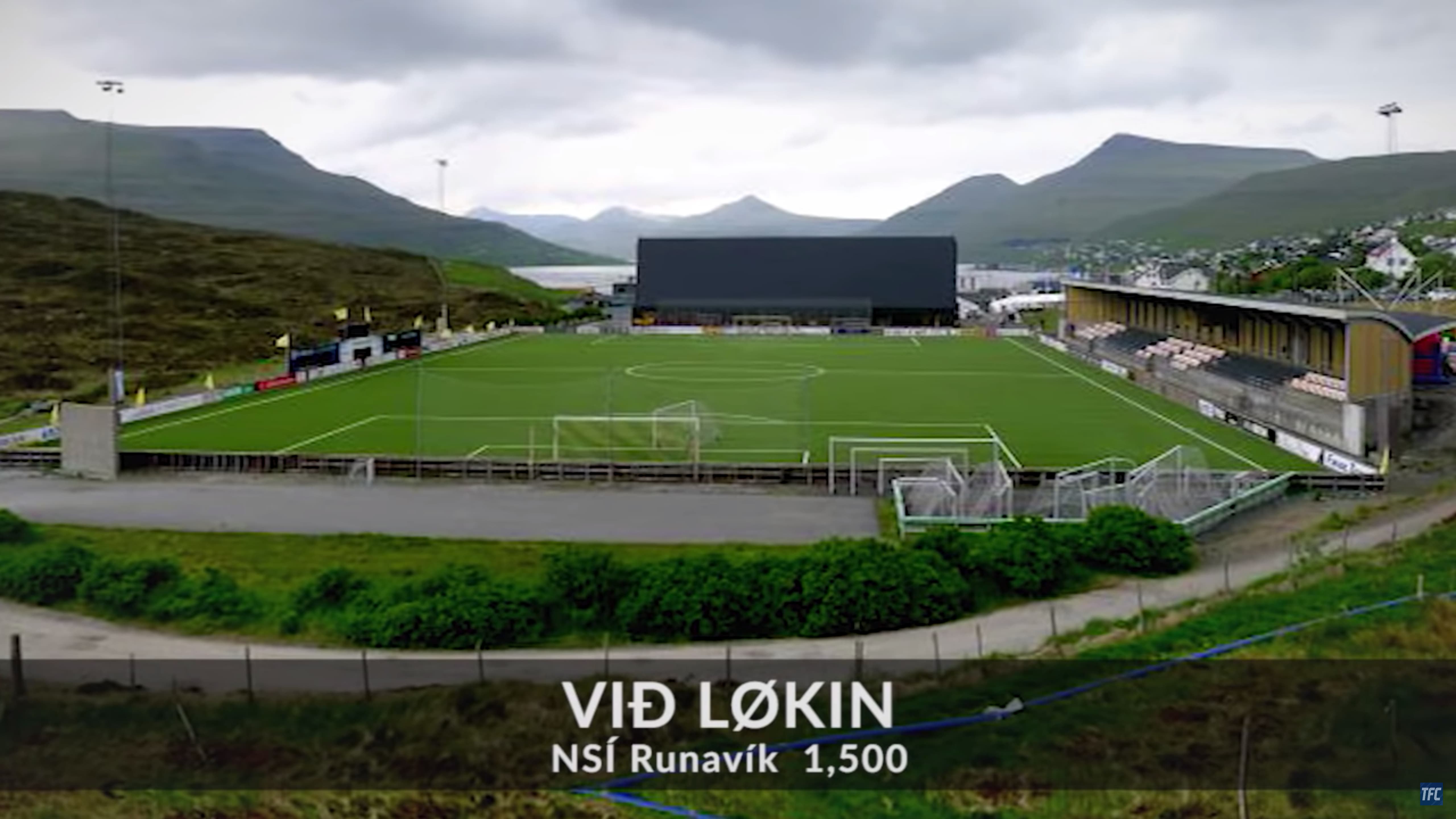 NSÍ Runavík stadium from the Faroe Islands Premier League