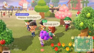 Animal Crossing - people socializing in video games