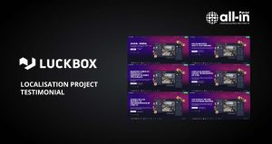 LUCKBOX.com localisation project testimonial