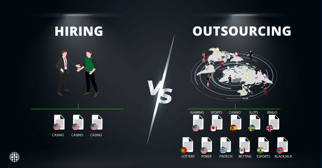 outsourcing content versus hiring an in-house writer