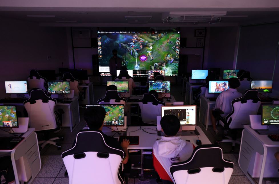 Esports students in South Korea