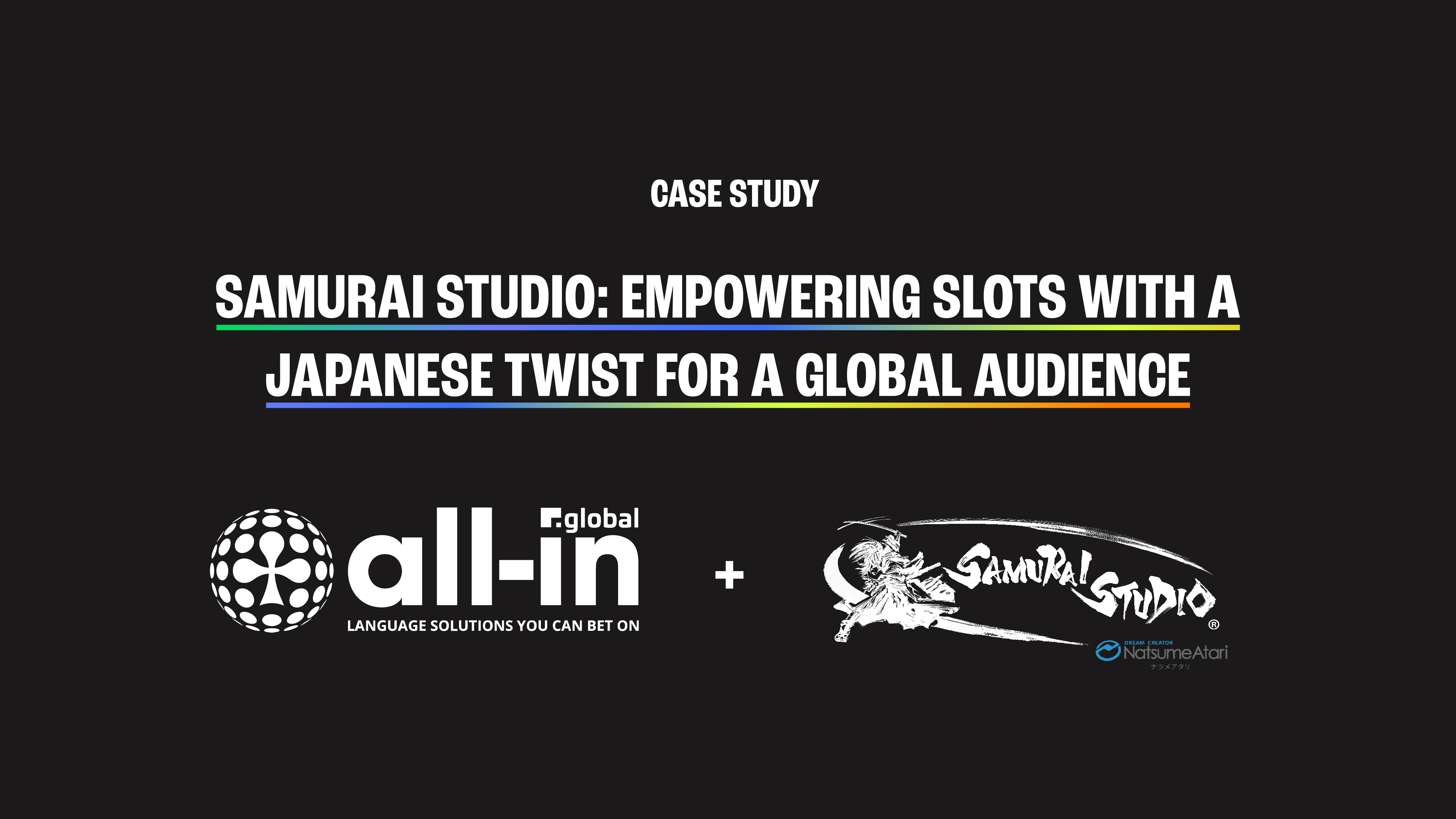 Samurai Studio: Empowering slots with a japanese twist for a global audience